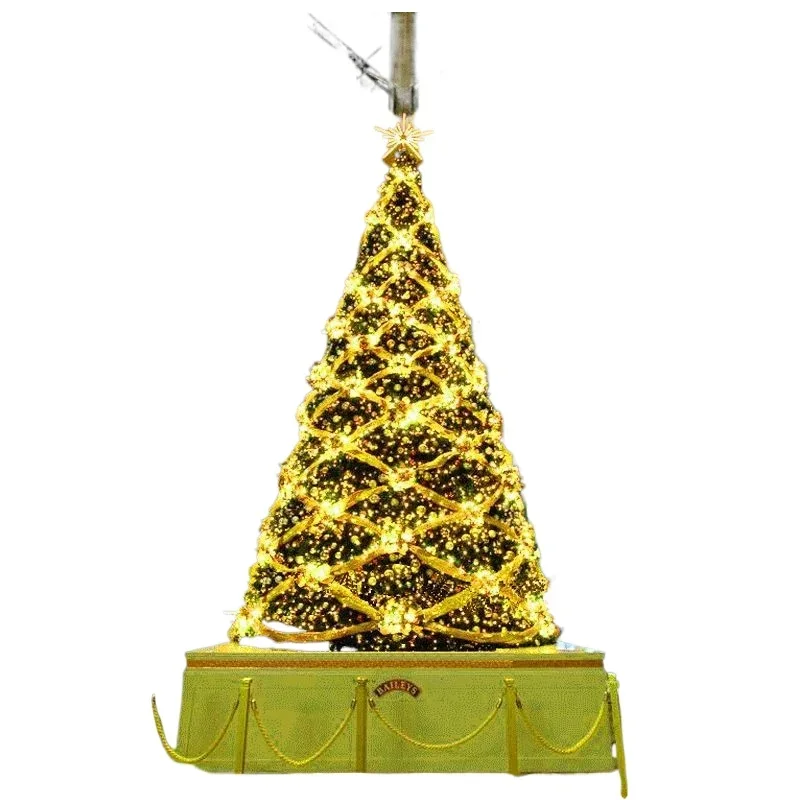 Christmas decoration Christmas tree, large 6 meters 10 meters luminous frame outdoor shopping mall scene layout
Christmas decoration Christmas tree, large 6 meters 10 meters luminous frame outdoor shopping mall scene layout