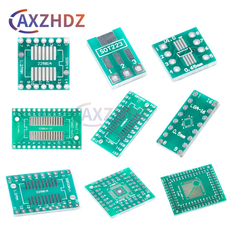 10PCS MSOP SSOP TSSOP SOT23/223 SOP8 SOP14 SOP16 SOP20/24/28 IC SMT QFN FQFP TQFP 32 44 48 64 100Pin PCB Board SMD Turn To DIP
10PCS MSOP SSOP TSSOP SOT23/223 SOP8 SOP14 SOP16 SOP20/24/28 IC SMT QFN FQFP TQFP 32 44 48 64 100Pin PCB Board SMD Turn To DIP