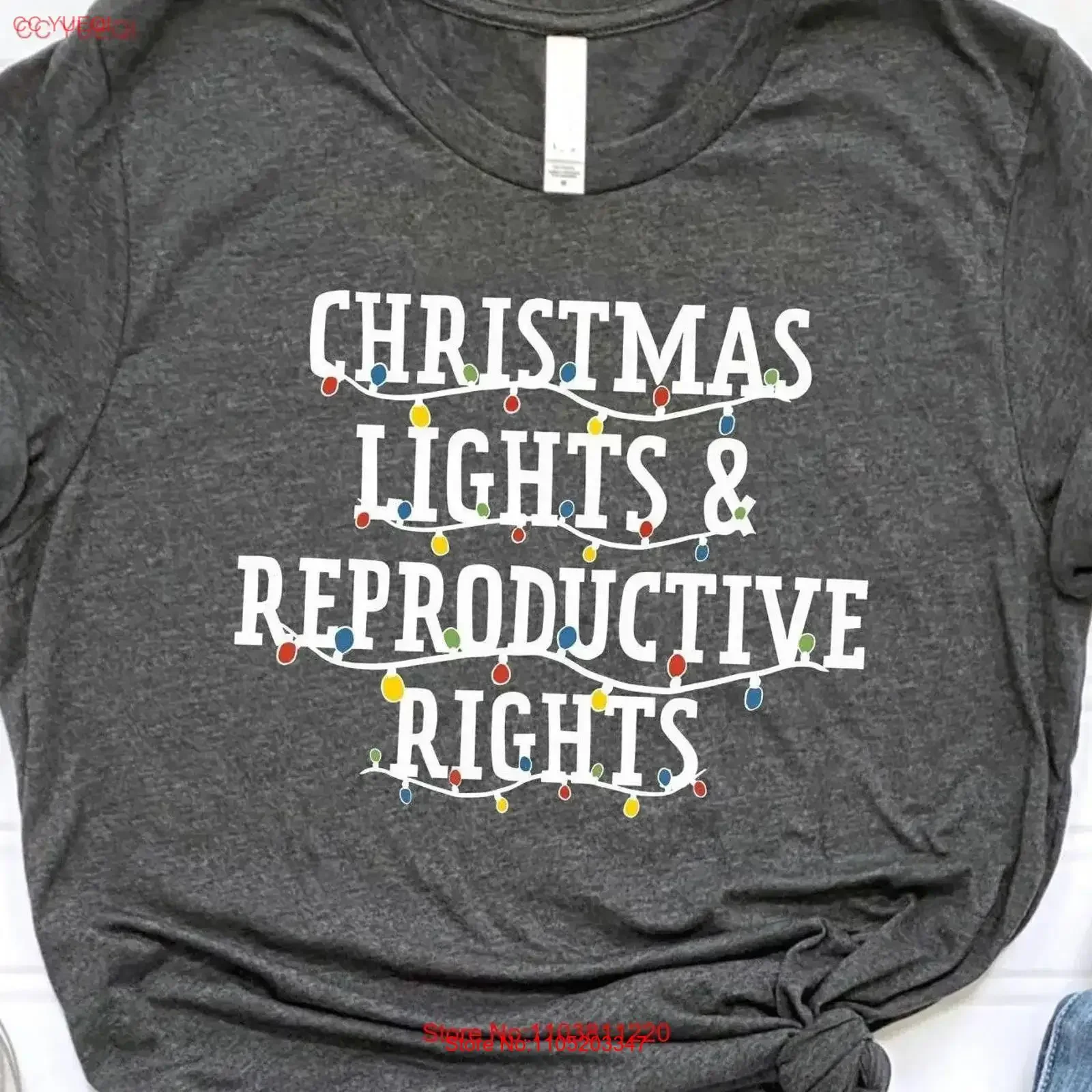 Футболка с рождественскими огнями и репродуктивными правами Феминистская равная рождественская футболка для женщин Pro Choice винтажная стираная дышащая унисекс
Футболка с рождественскими огнями и репродуктивными правами Феминистская равная рождественская футболка для женщин Pro Choice винтажная стираная дышащая унисекс