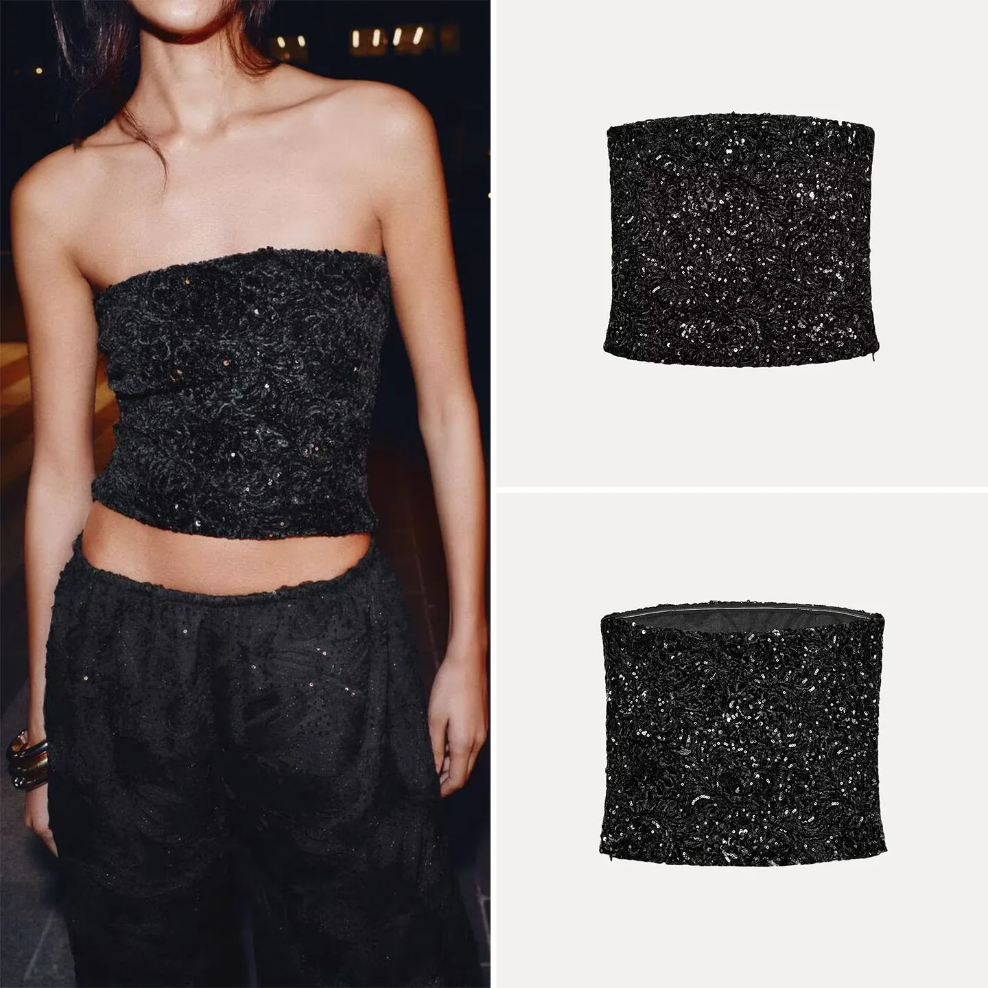 Модный повседневный топ без рукавов с бисером, женский зимний топ 2025, Новое поступление, яркий тигровый элемент, облегающий цвет или длина
Модный повседневный топ без рукавов с бисером, женский зимний топ 2025, Новое поступление, яркий тигровый элемент, облегающий цвет или длина