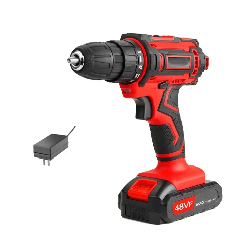 220V Charger 48V Rechargeable Hand Electric Drill Fast Slow Double Gear Pistol Drill Household Electric Screwdriver Tool Lithium
220V Charger 48V Rechargeable Hand Electric Drill Fast Slow Double Gear Pistol Drill Household Electric Screwdriver Tool Lithium