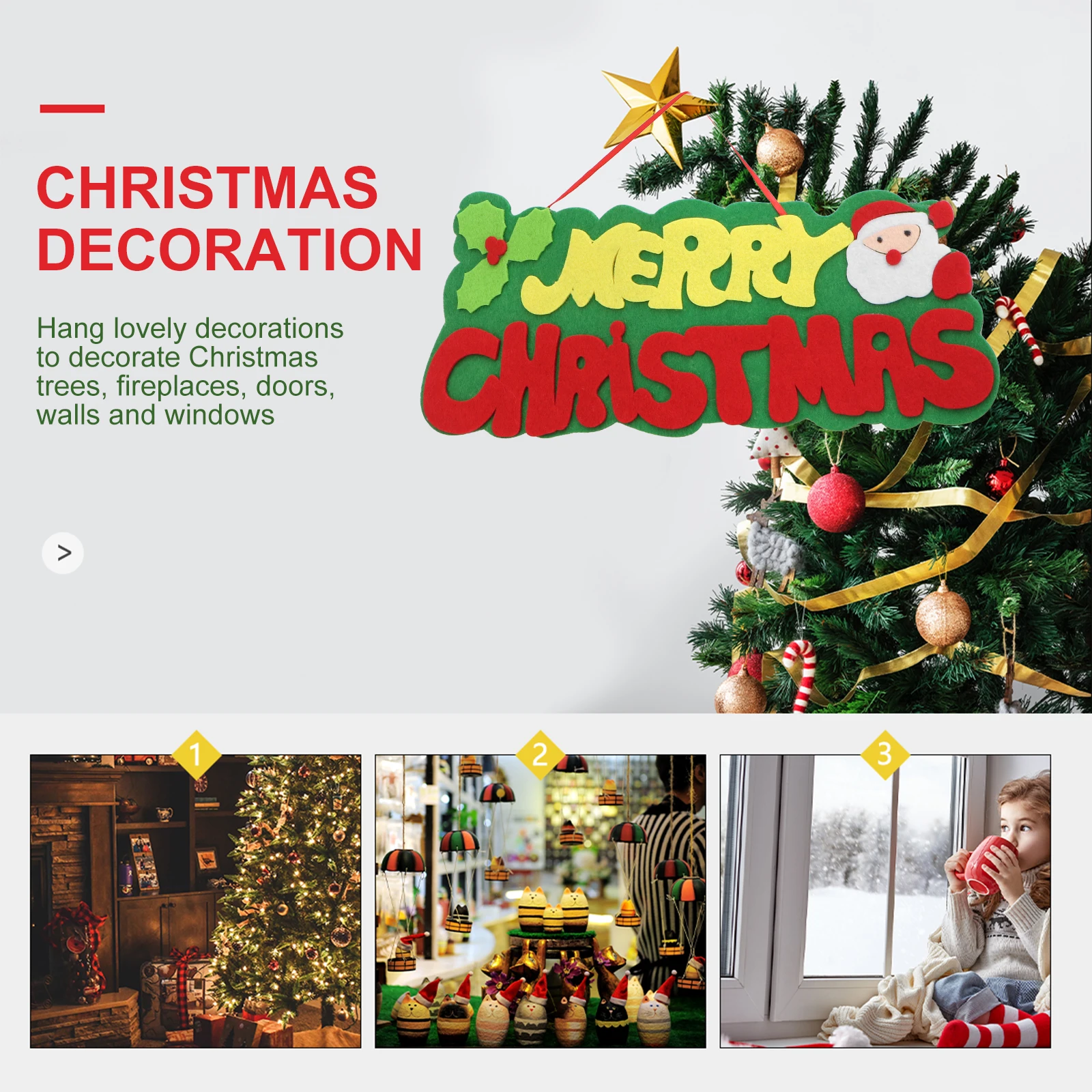 2Pcs Felt Hanging Pendants Christmas Tree Ornaments Wooden Decor Indoor Holiday Gifts Home Garden Christmas Decoration
2Pcs Felt Hanging Pendants Christmas Tree Ornaments Wooden Decor Indoor Holiday Gifts Home Garden Christmas Decoration