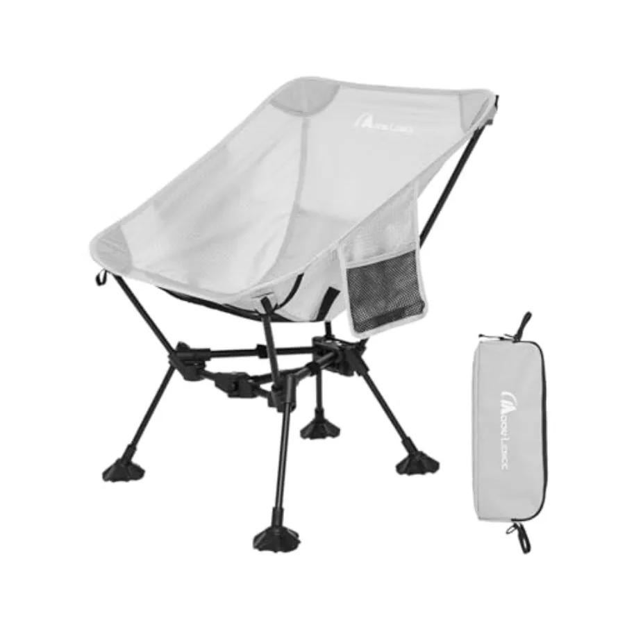 Portable Camping Chair Lightweight Backpacking Hiking Chairs, Compact, Foldable, with Anti-Sinking Large Feet for Beach, 330 lb
Portable Camping Chair Lightweight Backpacking Hiking Chairs, Compact, Foldable, with Anti-Sinking Large Feet for Beach, 330 lb
