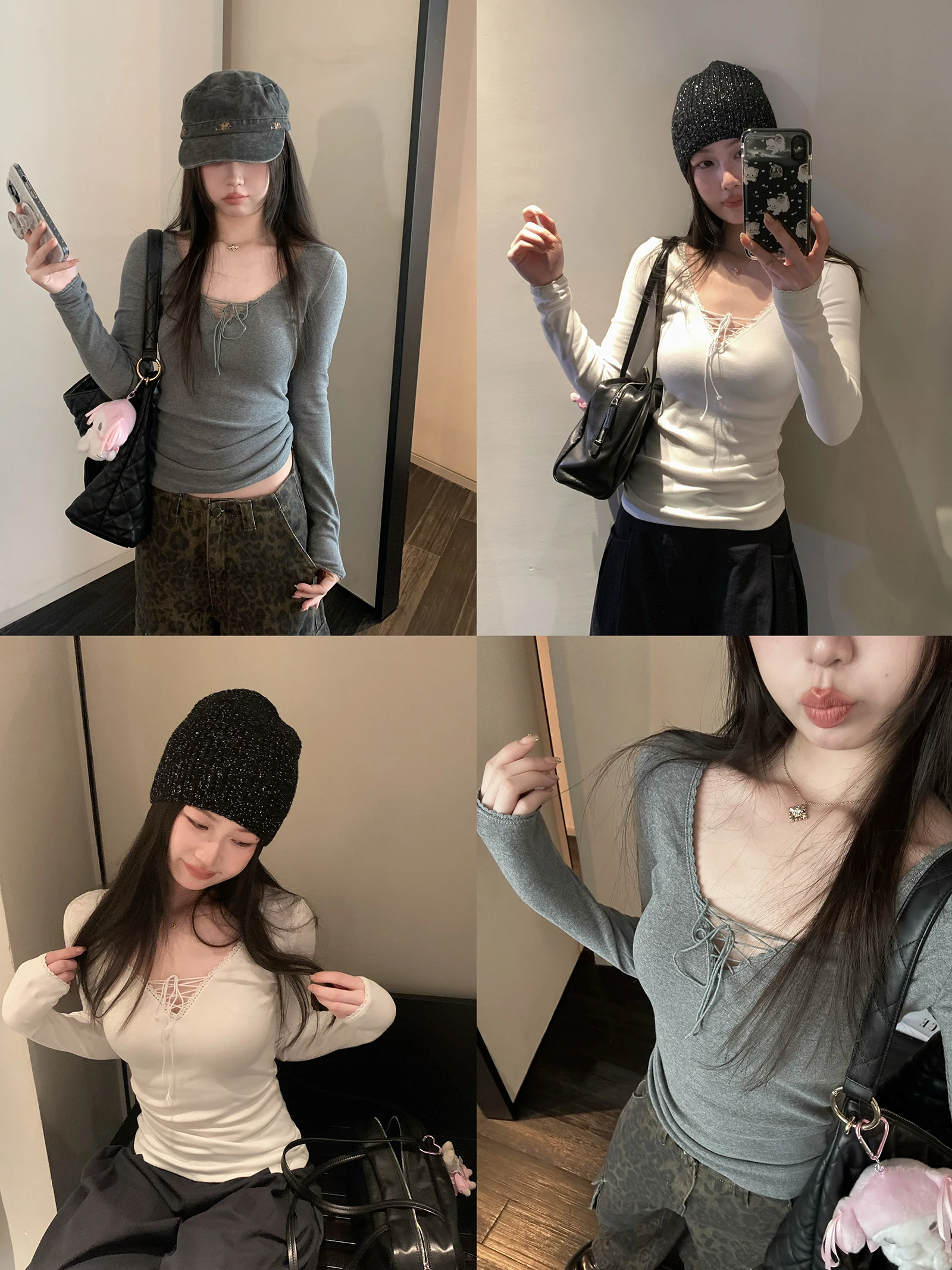 Basic Line V-ne T-irt Long Sve Lace Patchwork Base Layer Women's Faion Spring Cotton Blend Comfortable Fit T-irt
Basic Line V-ne T-irt Long Sve Lace Patchwork Base Layer Women's Faion Spring Cotton Blend Comfortable Fit T-irt