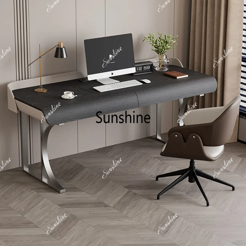 Modern light luxury desk home study bedroom simple high-end L-shaped solid wood
Modern light luxury desk home study bedroom simple high-end L-shaped solid wood