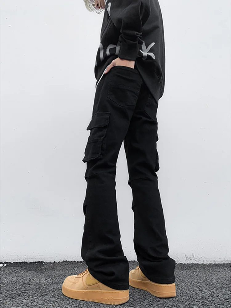 Мужские джинсы Bla Hiphop прямого кроя, модные брюки в стиле рабочей одежды с элементами пэчворка, свободные длинные брюки в американском уличном стиле
Мужские джинсы Bla Hiphop прямого кроя, модные брюки в стиле рабочей одежды с элементами пэчворка, свободные длинные брюки в американском уличном стиле