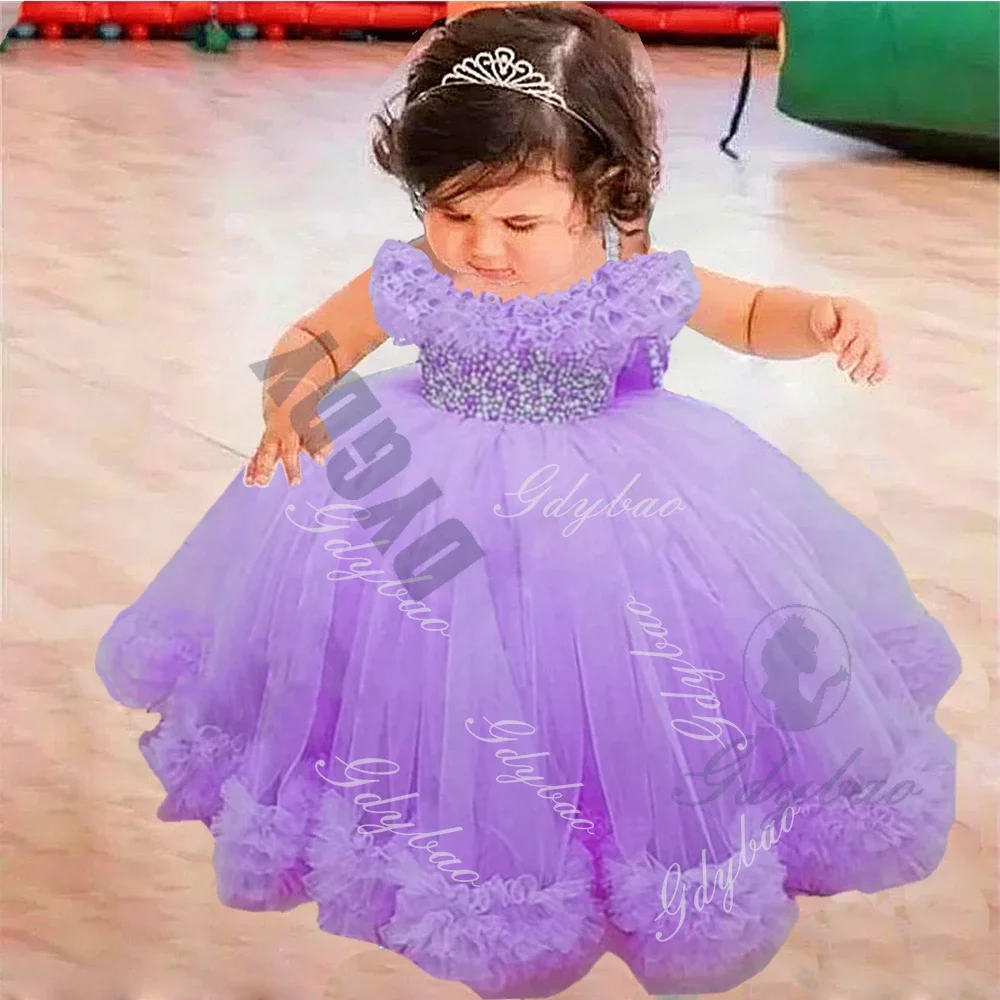 Baby Girls Purple Flower Girl Dresses for Wedding Toddlers Straps Princess Pageant Dress Kids Beaded Tulle Party Ball Gowns
Baby Girls Purple Flower Girl Dresses for Wedding Toddlers Straps Princess Pageant Dress Kids Beaded Tulle Party Ball Gowns