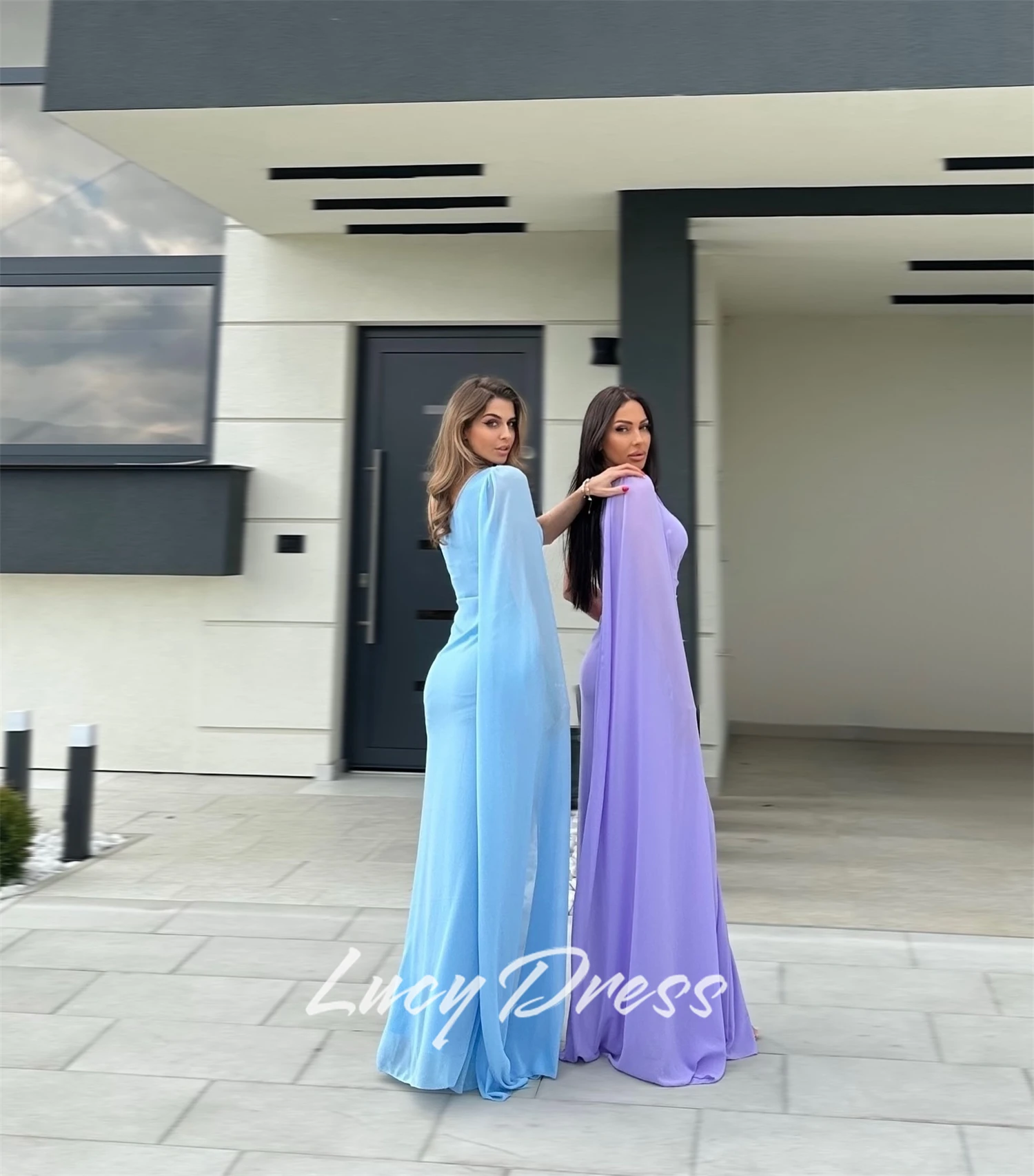 Lucy Customized Evening Dresses Woman Elegant Luxury Prom Dresses 2025 Chiffon Birthday Dress Woman Sexy Special Occasion Dress
Lucy Customized Evening Dresses Woman Elegant Luxury Prom Dresses 2025 Chiffon Birthday Dress Woman Sexy Special Occasion Dress
