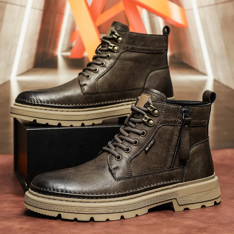 2025 New Arrival Boots Men's British Style Workwear Shoes Casual Popular Men's And Women's High-Top All-Match Men's Shoes
2025 New Arrival Boots Men's British Style Workwear Shoes Casual Popular Men's And Women's High-Top All-Match Men's Shoes