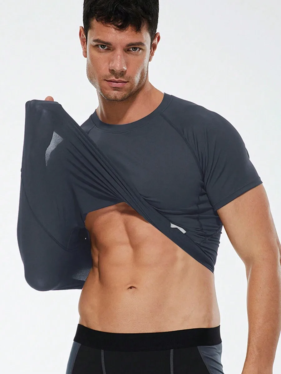 Mens Compression Sports Training Tee High Elasticity Quick Drying Short Sleeve Running Top Summer Gym Clothes
Mens Compression Sports Training Tee High Elasticity Quick Drying Short Sleeve Running Top Summer Gym Clothes