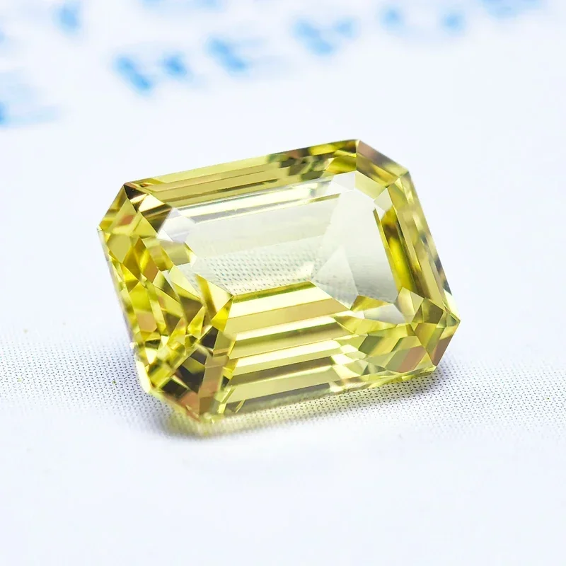 Wholesale Lab Grown Sapphire Yellow Color Emerald Cut Gemstones for Charms DIY Ring Necklace Earrings Materials Selectable Certi
Wholesale Lab Grown Sapphire Yellow Color Emerald Cut Gemstones for Charms DIY Ring Necklace Earrings Materials Selectable Certi