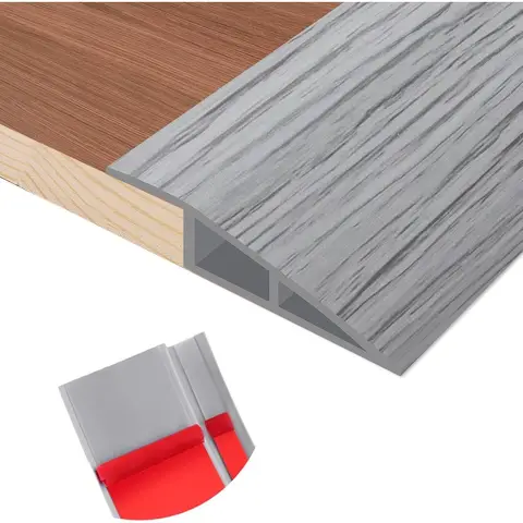 1pc 1/2m Self Adhesive Floor Transition Strip, Vinyl Door Threshold,Carpet Edging Trim & Edge Reducer for Laminate Tile Flooring