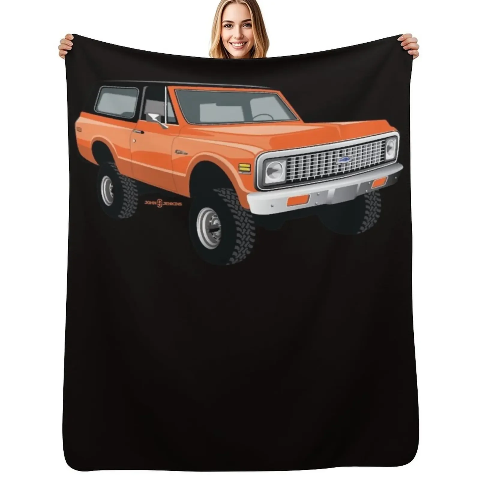 1971 K5 Blazer Orange Throw Blanket Luxury Brand Sofa bed plaid Bed covers Blanket
1971 K5 Blazer Orange Throw Blanket Luxury Brand Sofa bed plaid Bed covers Blanket