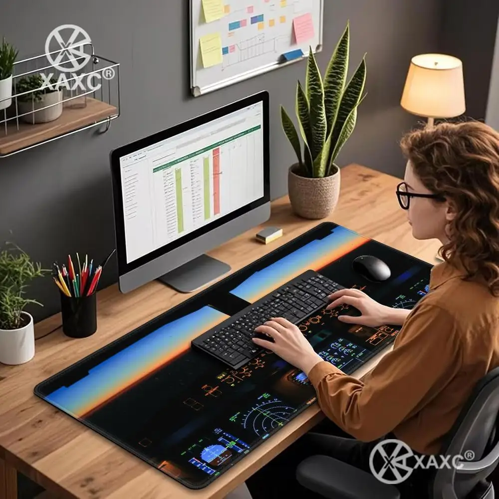 Art Aircraft Flight Instrument Game Speed Mouse Pad Non-slip Rubber Overlock HYBXXC Office Decoration Pilot Computer Desk Mat
Art Aircraft Flight Instrument Game Speed Mouse Pad Non-slip Rubber Overlock HYBXXC Office Decoration Pilot Computer Desk Mat