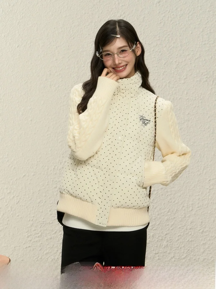 Зимнее хлопковое пальто ELEVEN SP для женщин, корейский стиль, приталенное, теплое, с воротником-стойкой, на молнии, с вышивкой, длинный рукав
Зимнее хлопковое пальто ELEVEN SP для женщин, корейский стиль, приталенное, теплое, с воротником-стойкой, на молнии, с вышивкой, длинный рукав