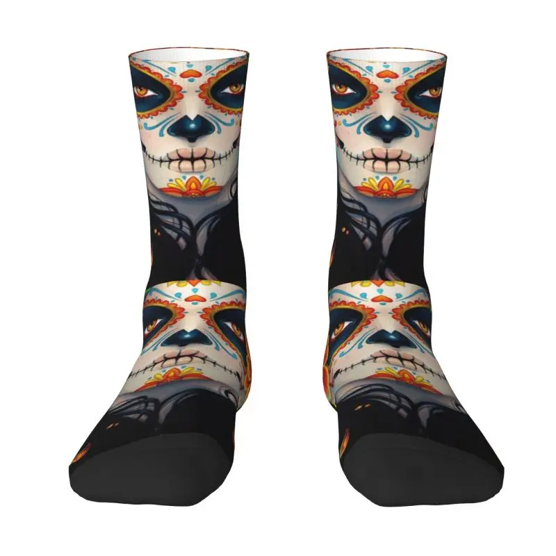 Day Of The Dead Mens Crew Socks Unisex Kawaii Mexican Sugar Skull Spring Summer Autumn Winter Dress Socks
Day Of The Dead Mens Crew Socks Unisex Kawaii Mexican Sugar Skull Spring Summer Autumn Winter Dress Socks