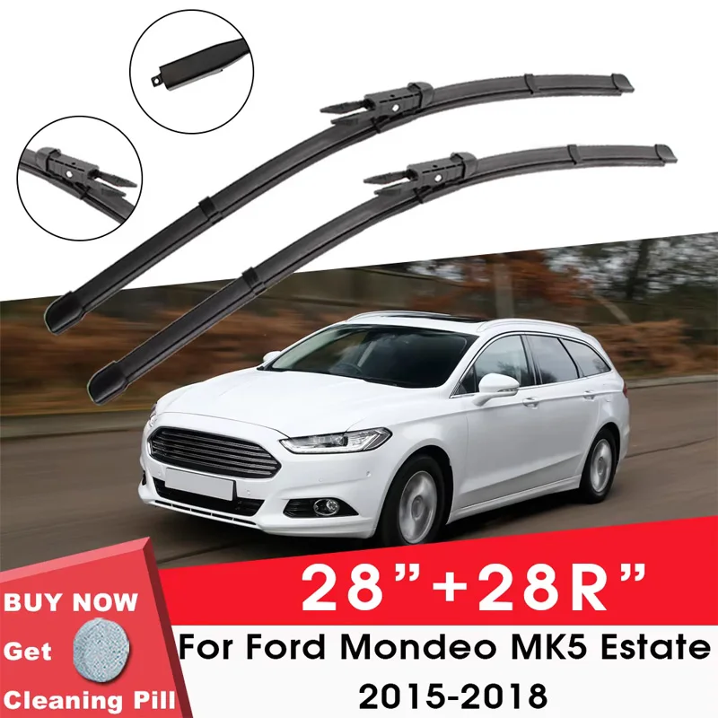 Car Wiper Front Window Windshield Rubber Silicon Gel Refill Wipers For Ford Mondeo MK5 Estate 2015-2018 28"+28R" Car Accessories
Car Wiper Front Window Windshield Rubber Silicon Gel Refill Wipers For Ford Mondeo MK5 Estate 2015-2018 28"+28R" Car Accessories