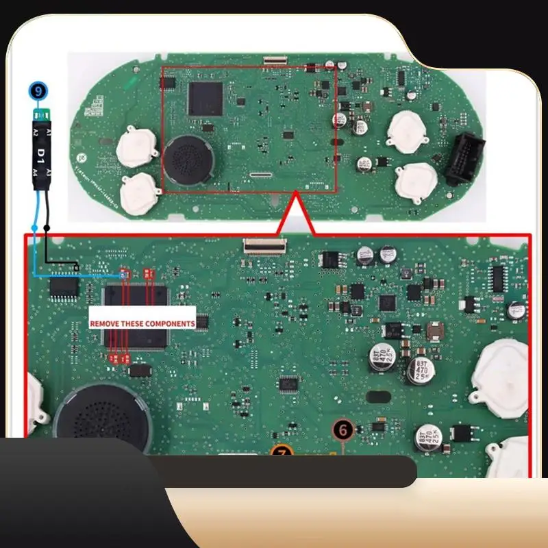 Аксессуары для адаптеров D1 для VAG MQB D70f34xx D70f35xx Ремонт пробега без пайки без подъемного штифта-T44C
Аксессуары для адаптеров D1 для VAG MQB D70f34xx D70f35xx Ремонт пробега без пайки без подъемного штифта-T44C