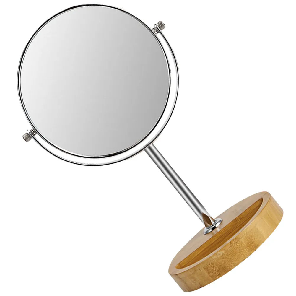 Double Sided Tabletop Vanity Mirror 360 Degree Rotating Desktop Makeup Mirror Bamboo Wood Base for Women Men Shaving Braiding
Double Sided Tabletop Vanity Mirror 360 Degree Rotating Desktop Makeup Mirror Bamboo Wood Base for Women Men Shaving Braiding