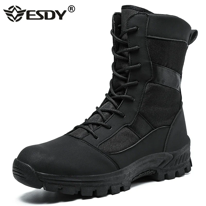 2025 Men Shoes Winter Men Combat Tactical Boots Ankle Work Safety Shoes Special Force Army Boots Male Waterproof Motorcycle Shoe
2025 Men Shoes Winter Men Combat Tactical Boots Ankle Work Safety Shoes Special Force Army Boots Male Waterproof Motorcycle Shoe