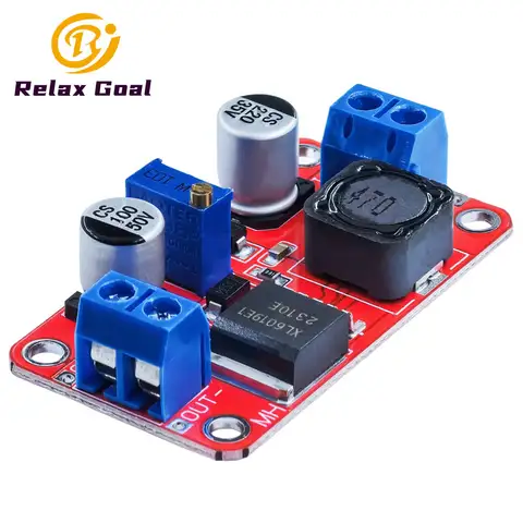 DC-DC Step Up Power Supply Module XL6019 5A Boost Voltage Converter 3.3-35V to 5V 6V 9V 12V 24V Adjustable Output Regulator