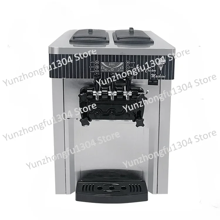 Automatic soft ice cream machine Commercial desktop three-color ice cream machine Cone equipment
Automatic soft ice cream machine Commercial desktop three-color ice cream machine Cone equipment
