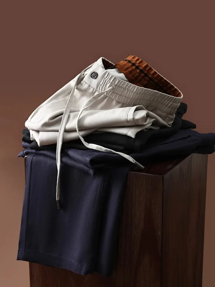 Льняные шелковые мужские повседневные брюки, простой дизайн, весна-лето, серия Sle Z, элитная модная городская одежда для молодежи, Au...
Льняные шелковые мужские повседневные брюки, простой дизайн, весна-лето, серия Sle Z, элитная модная городская одежда для молодежи, Au...