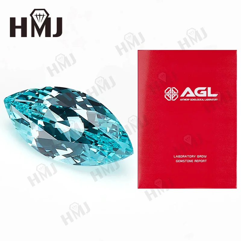 High Quality Lab Grown Sapphire Paraiba Marquise Shape VVS1 Charm Diy Advance Jewelry Making Material Selectable AGL Certificate
High Quality Lab Grown Sapphire Paraiba Marquise Shape VVS1 Charm Diy Advance Jewelry Making Material Selectable AGL Certificate