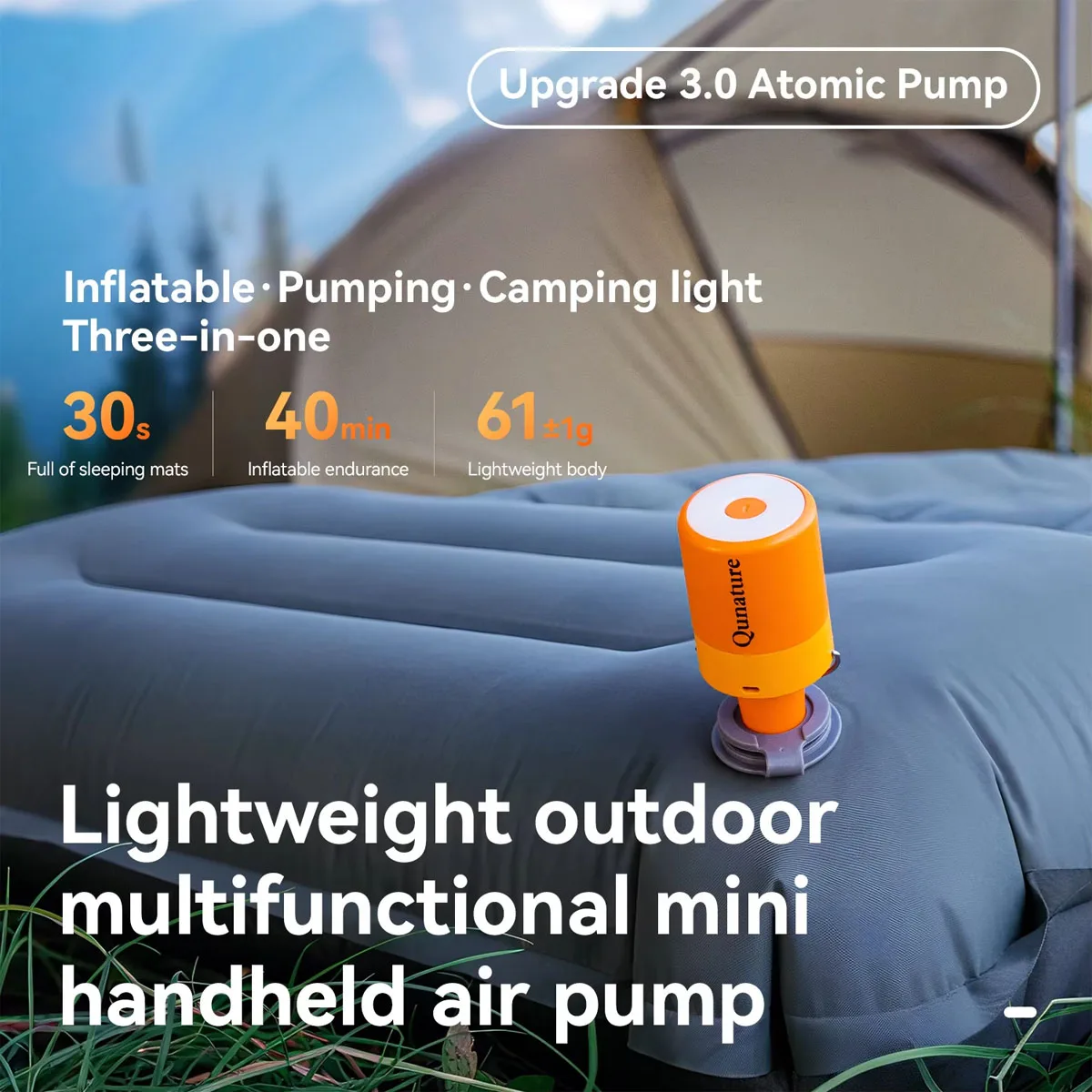 TINY PUMP Электрический воздушный насос 3-в-1, портативный насос для кемпинга для надувных кроватей, спальные подушечки, поплавки для бассейна, вакуумные мешки/кольцо для плавания
TINY PUMP Электрический воздушный насос 3-в-1, портативный насос для кемпинга для надувных кроватей, спальные подушечки, поплавки для бассейна, вакуумные мешки/кольцо для плавания