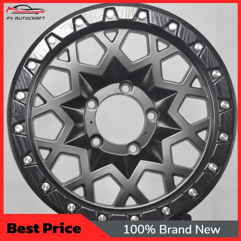 【2026】Factory Wholesale New Truck Wheel Beadlock Aluminium Alloy 15-20 Inch Off-Road 4X4 SUV Black Finish Passenger Car Wheels R
【2026】Factory Wholesale New Truck Wheel Beadlock Aluminium Alloy 15-20 Inch Off-Road 4X4 SUV Black Finish Passenger Car Wheels R