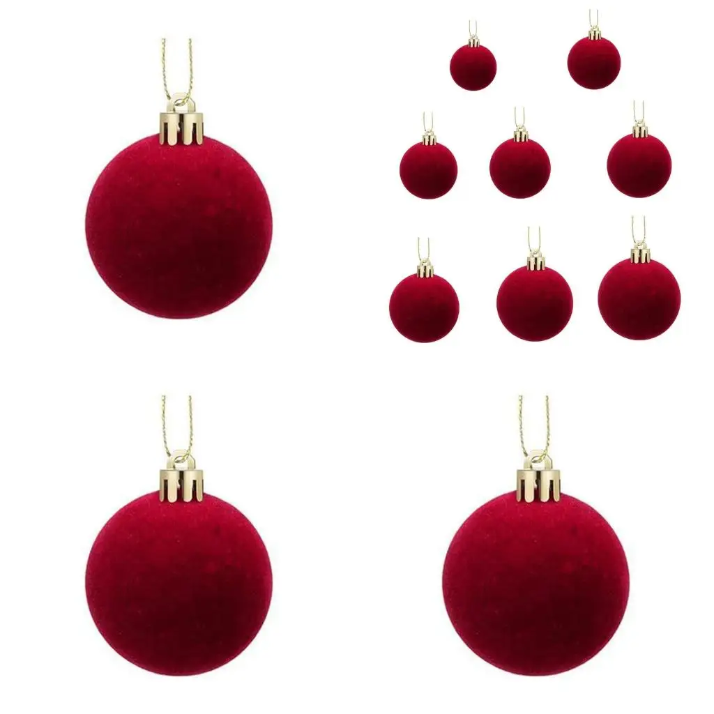 Shatterproof Christmas Baubles Velvety Ball Ornament for Christmas Tree Wedding high quality
Shatterproof Christmas Baubles Velvety Ball Ornament for Christmas Tree Wedding high quality