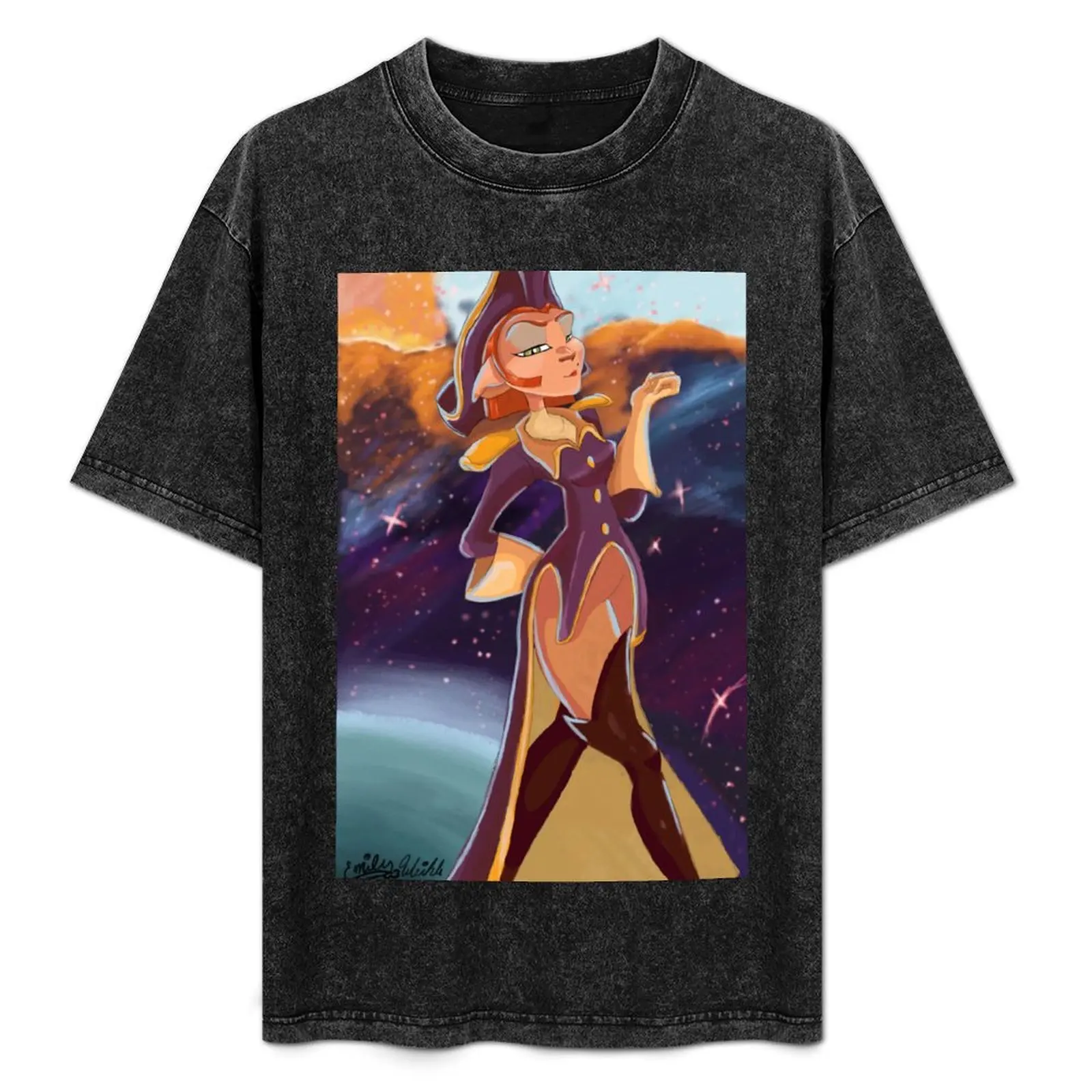 Feline Space Captain T-Shirt Soft Stretch Short Sleeve Top
Feline Space Captain T-Shirt Soft Stretch Short Sleeve Top