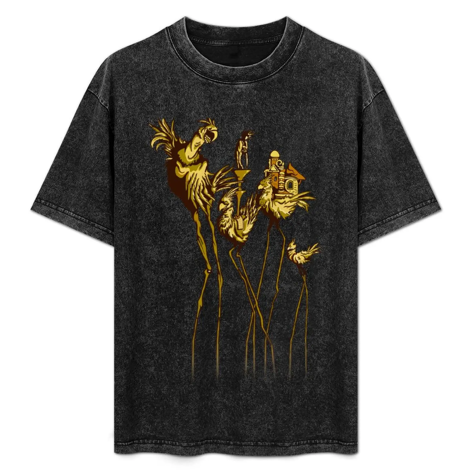 Dali Chocobos T-Shirt plain basketball graphic tees essential t shirt anime shirts men
Dali Chocobos T-Shirt plain basketball graphic tees essential t shirt anime shirts men