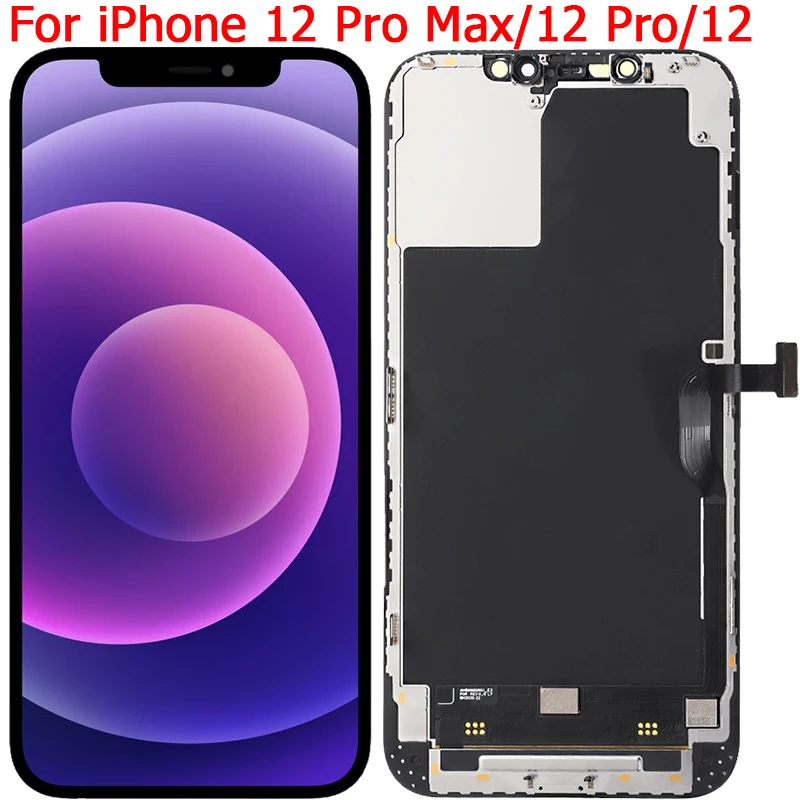 Tested LCD For iPhone 12 Mini 12 Pro Max Display Screen Original OLED LCD For iPhone 12 Pro LCD Display Replacement
Tested LCD For iPhone 12 Mini 12 Pro Max Display Screen Original OLED LCD For iPhone 12 Pro LCD Display Replacement