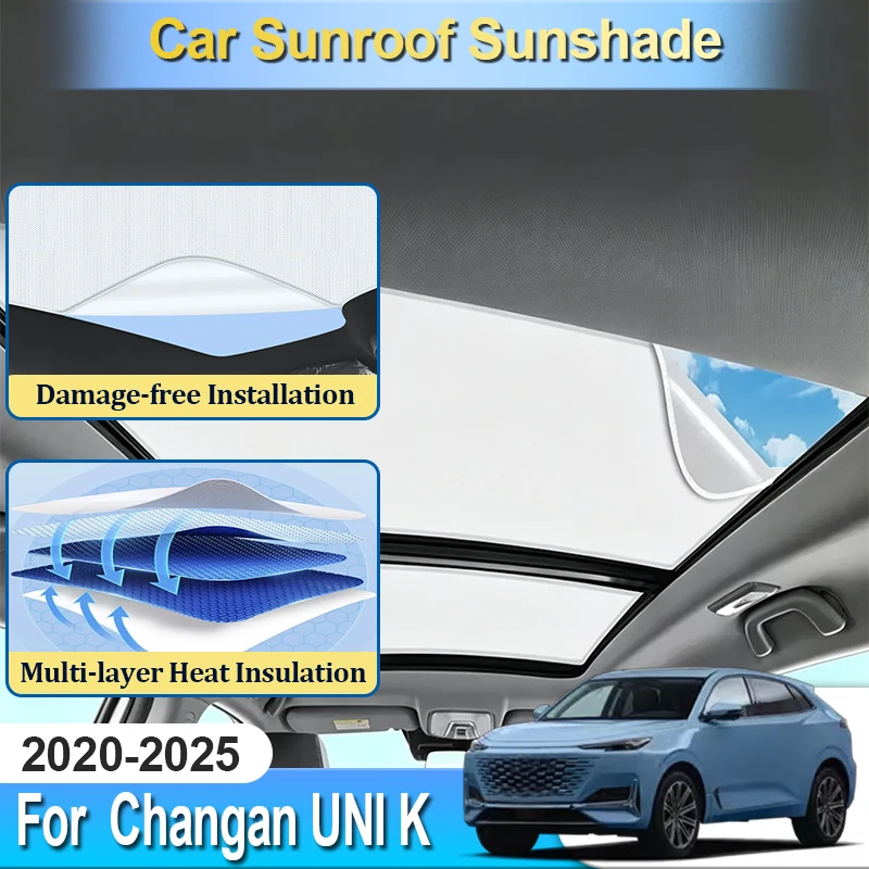 Car Sunroof Sun Shade For Changan UNIK UNI K Accesories 2025 2020~2024 Sun Cover Blocker Tools Foldable Electrostatic No Glue
Car Sunroof Sun Shade For Changan UNIK UNI K Accesories 2025 2020~2024 Sun Cover Blocker Tools Foldable Electrostatic No Glue