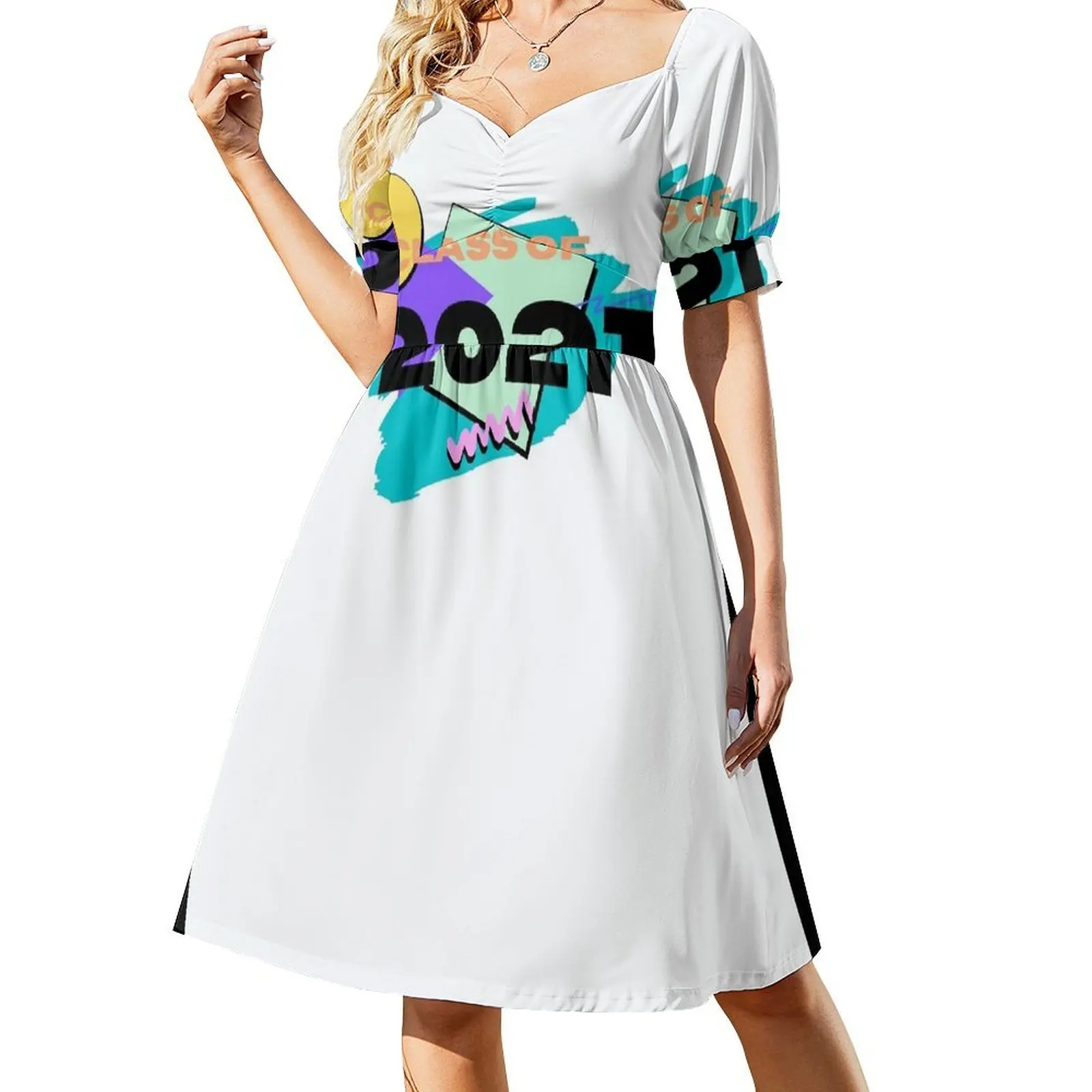 CLASS OF 2021 Short-Sleeved Dress elegant party dress for women 2025 african dresses for woman
CLASS OF 2021 Short-Sleeved Dress elegant party dress for women 2025 african dresses for woman