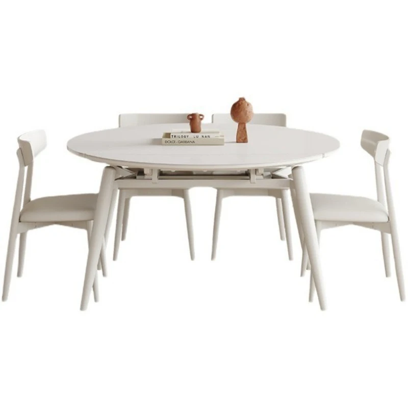 Rock slab dining table and chair combination retractable square and round dual-purpose modern simple household small apartment
Rock slab dining table and chair combination retractable square and round dual-purpose modern simple household small apartment