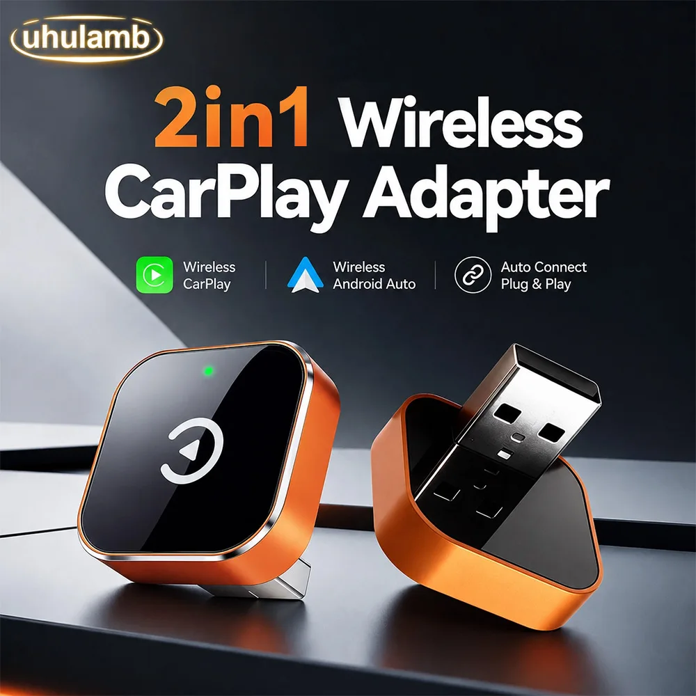 Uhulamb NEW Wireless CarPlay Android Auto 2IN1 Wireless Adapter Smart Mini Box Plug And Play 5.8G WiFi Fast Connect Car AI Box
Uhulamb NEW Wireless CarPlay Android Auto 2IN1 Wireless Adapter Smart Mini Box Plug And Play 5.8G WiFi Fast Connect Car AI Box
