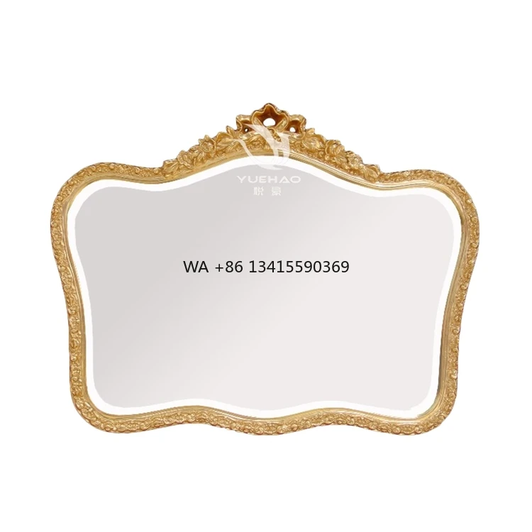 Luxury Design High Relief Gold Plated Plastic Mirror Frame PU Carving Ornate Picture Frame for Art Decor
Luxury Design High Relief Gold Plated Plastic Mirror Frame PU Carving Ornate Picture Frame for Art Decor