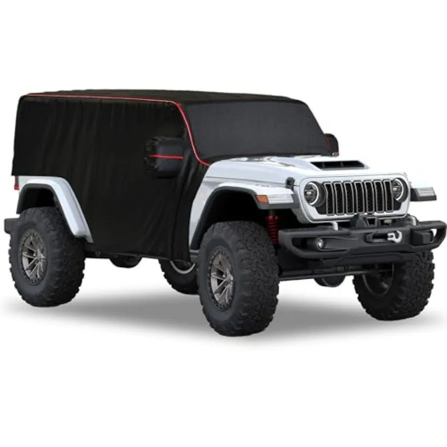 Cab Cover Compatible with Wrangler JK JL JKU JLU Unlimited 4 Door 2007-2026, 600D Outdoor Waterproof Wrangler Cover with Driver
Cab Cover Compatible with Wrangler JK JL JKU JLU Unlimited 4 Door 2007-2026, 600D Outdoor Waterproof Wrangler Cover with Driver