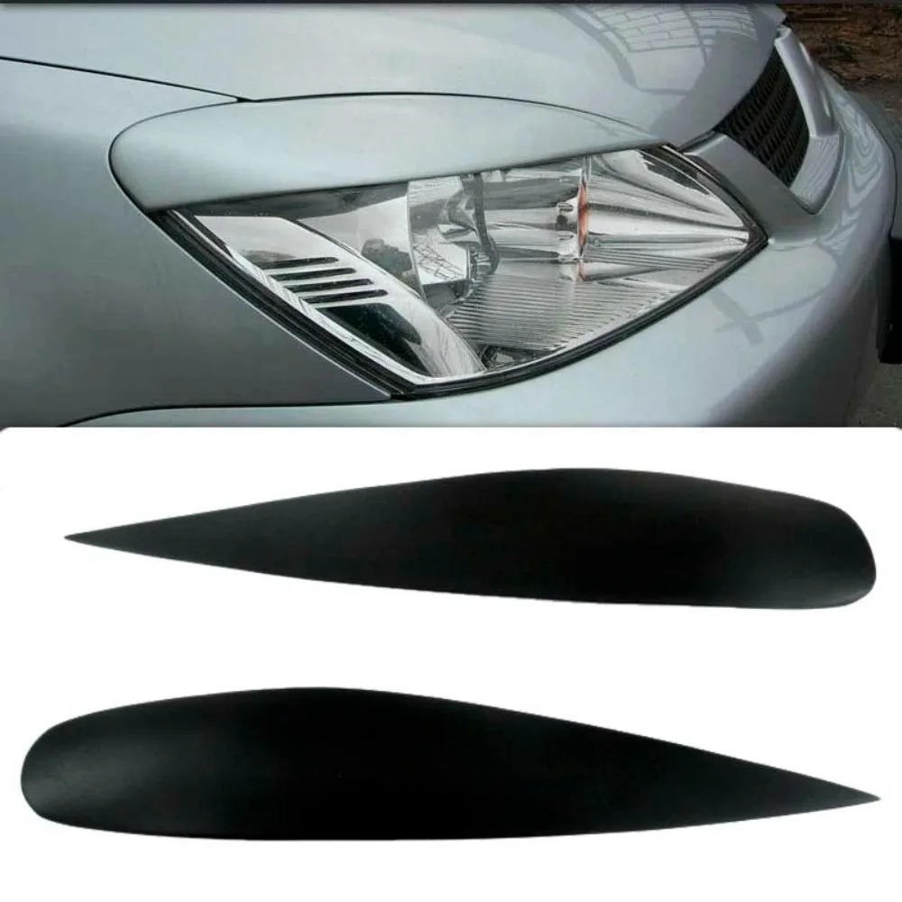 Pegatina negra brillante para faros delanteros de coche Mitsubishi Lancer Ralliart, cubierta embellecedora para párpados, cejas,
Pegatina negra brillante para faros delanteros de coche Mitsubishi Lancer Ralliart, cubierta embellecedora para párpados, cejas,
