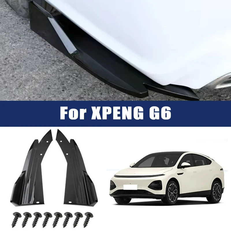 2pcs Car Rear Bumper Spoiler Lip Carbon Fiber Wing Trim Anti-crash Diffuser Side Skirt Wrap Angle Splitter For XPENG G6
2pcs Car Rear Bumper Spoiler Lip Carbon Fiber Wing Trim Anti-crash Diffuser Side Skirt Wrap Angle Splitter For XPENG G6