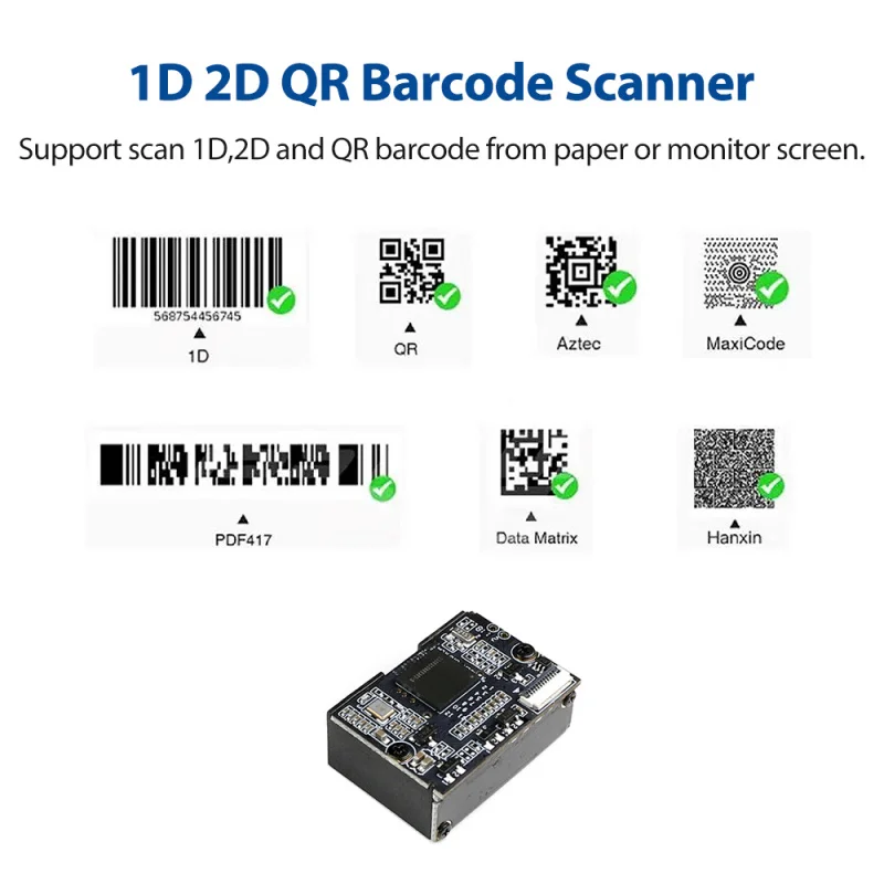 Industrial DPM 2D Mini Scan Module For Kiosk Vending & PDA Terminal - High Sensitivity, 1280X800 Embedded Design
Industrial DPM 2D Mini Scan Module For Kiosk Vending & PDA Terminal - High Sensitivity, 1280X800 Embedded Design