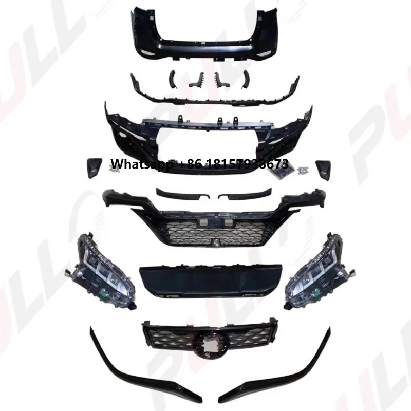 Car Accessories for Fortuner 2014-2020 Upgrade to 2021 Include Front and Rear Bumper with Grille Car Lamps
Car Accessories for Fortuner 2014-2020 Upgrade to 2021 Include Front and Rear Bumper with Grille Car Lamps