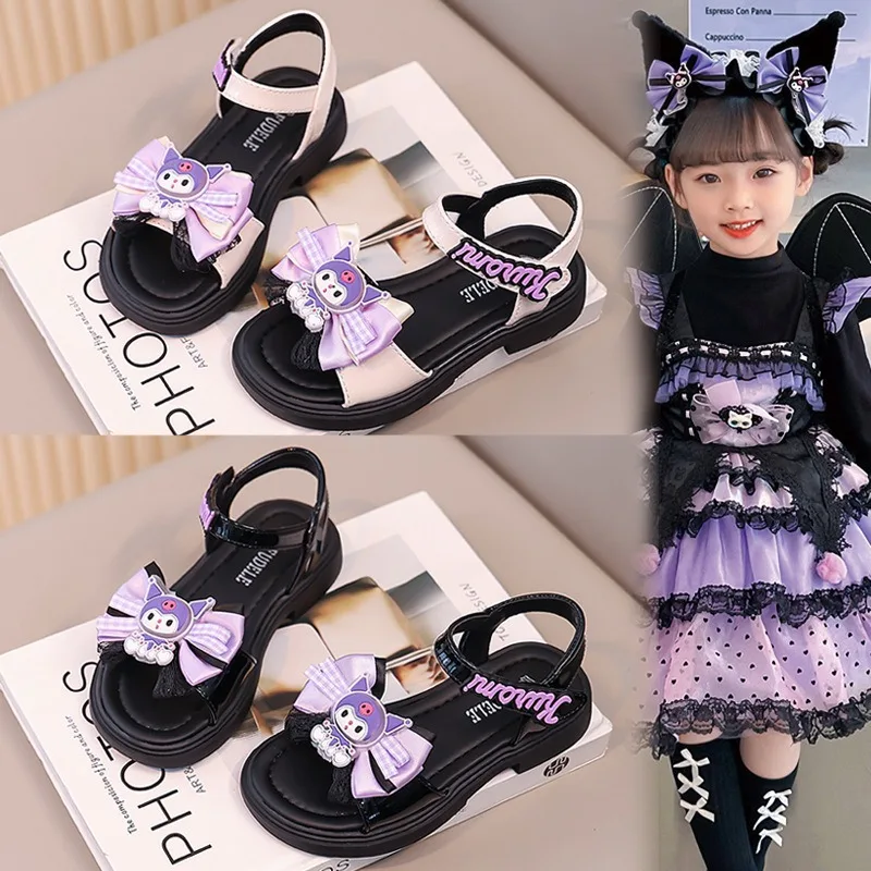 Sanrios Girl Sandals Cartoon Kids Shoes Child Bow Princess Summer New Soft Bottom Beach Anti-Slip Breathable Kawaii Cartoon
Sanrios Girl Sandals Cartoon Kids Shoes Child Bow Princess Summer New Soft Bottom Beach Anti-Slip Breathable Kawaii Cartoon