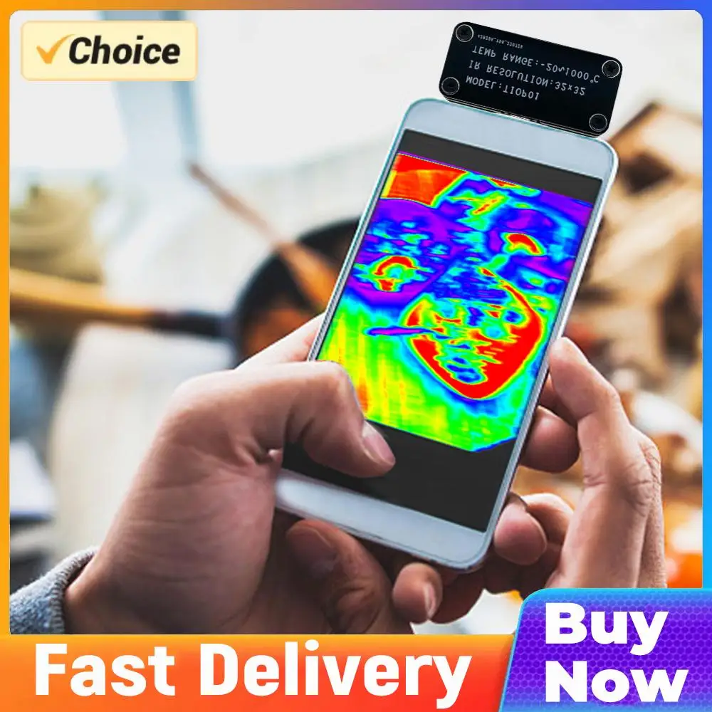 Mini Phone Temperature Sensor Professional External Thermographic Cameras Night Vision 32x32Resolution for Android Mobile Phone