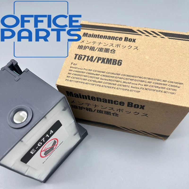 1X T6714 C13T671400 PXMB6 резервуар для отработанных чернил губка коробка для обслуживания EPSON WorkForce Pro WF C8190 C8610 C8690 C869 C878 C879
1X T6714 C13T671400 PXMB6 резервуар для отработанных чернил губка коробка для обслуживания EPSON WorkForce Pro WF C8190 C8610 C8690 C869 C878 C879