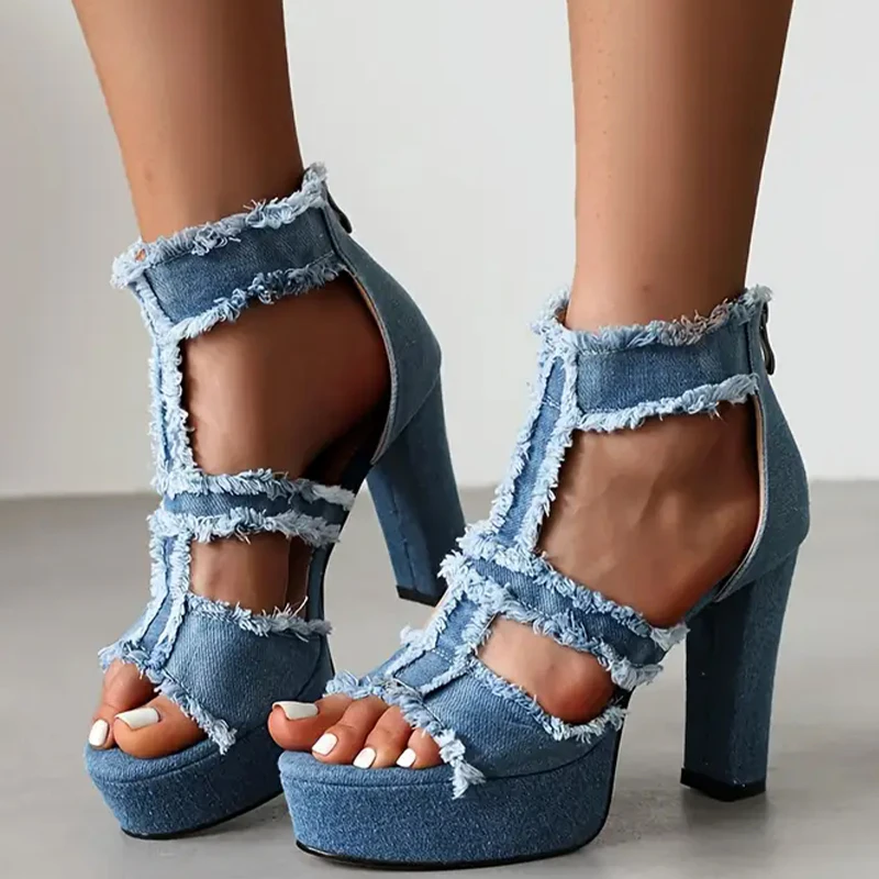 Cowboy Women Fashion High Heels Sandals Chunky Open Toe Flip Flops Shoes Winter Slippers New 2025 Trend Designer Slides Pumps
Cowboy Women Fashion High Heels Sandals Chunky Open Toe Flip Flops Shoes Winter Slippers New 2025 Trend Designer Slides Pumps