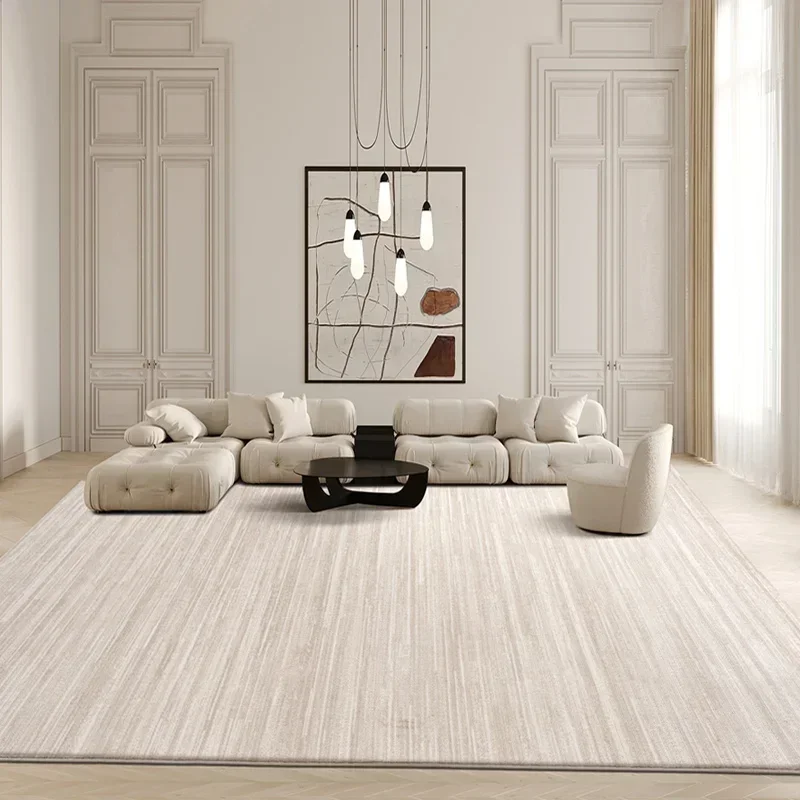 Cream Striped Minimalist Carpet Luxurious Large Size Living Room Carpets Comfortable Soft Bedroom Rugs Washable Sofa Play Rug 카펫
Cream Striped Minimalist Carpet Luxurious Large Size Living Room Carpets Comfortable Soft Bedroom Rugs Washable Sofa Play Rug 카펫