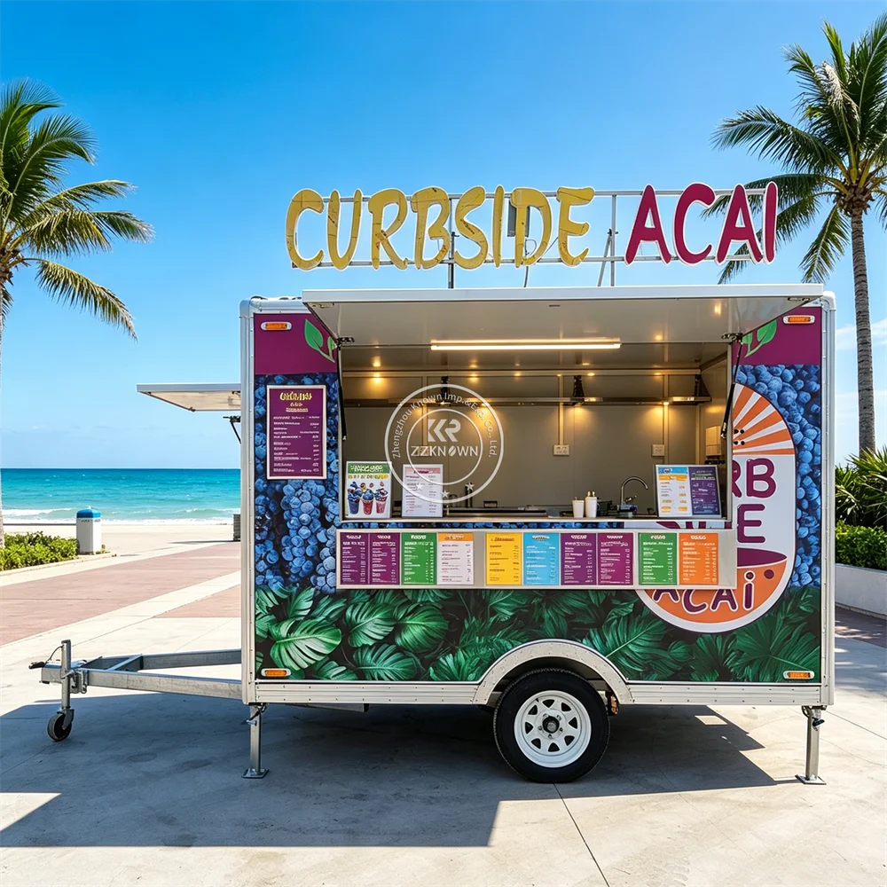 Mobile Kitchen Food Cart Burger Fries Food Truck Mobile Concession Trailer Outdoor Use Food Trailer with Complete Kitchen Setup
Mobile Kitchen Food Cart Burger Fries Food Truck Mobile Concession Trailer Outdoor Use Food Trailer with Complete Kitchen Setup